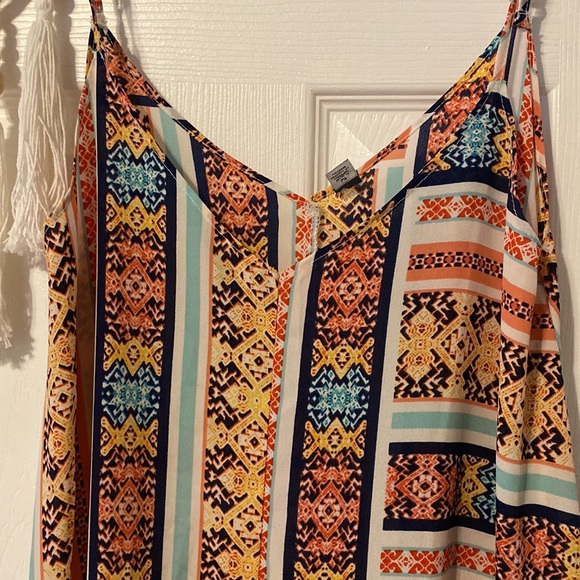 Design lab asymmetrical dress multi color design - Picture 2 of 6